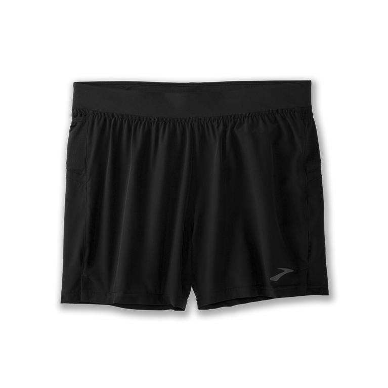 Brooks Sherpa 5 2-In-1 - Mens Running Shorts - Black (90463CUJD)